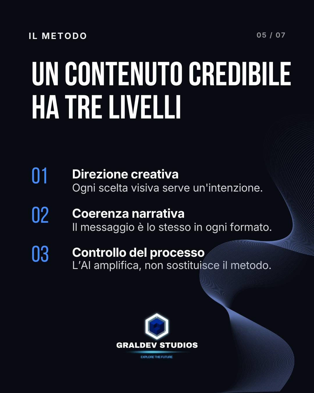 Contenuto privo di una direzione e di un punto di vista