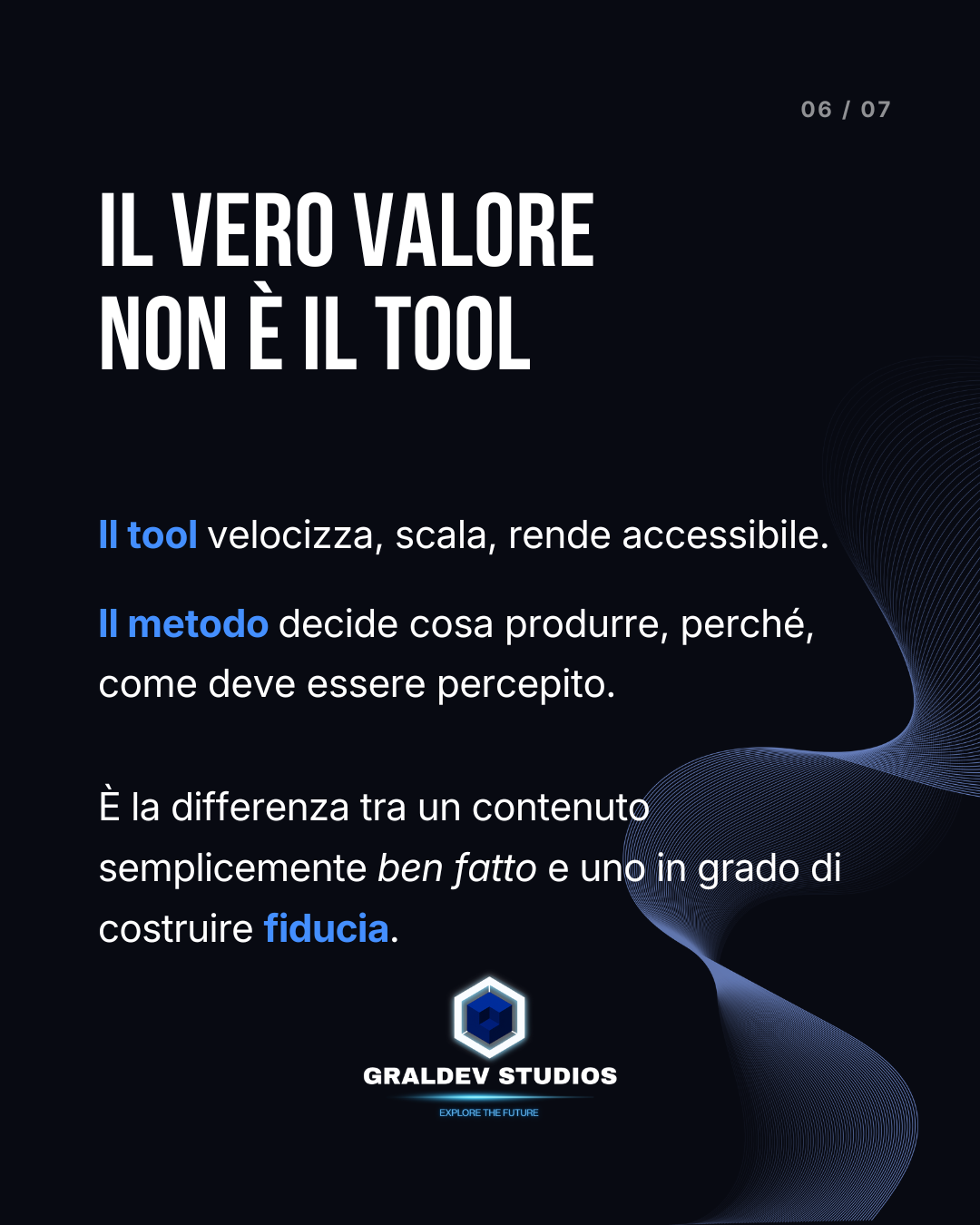 Metodo creativo basato su strategia e coerenza