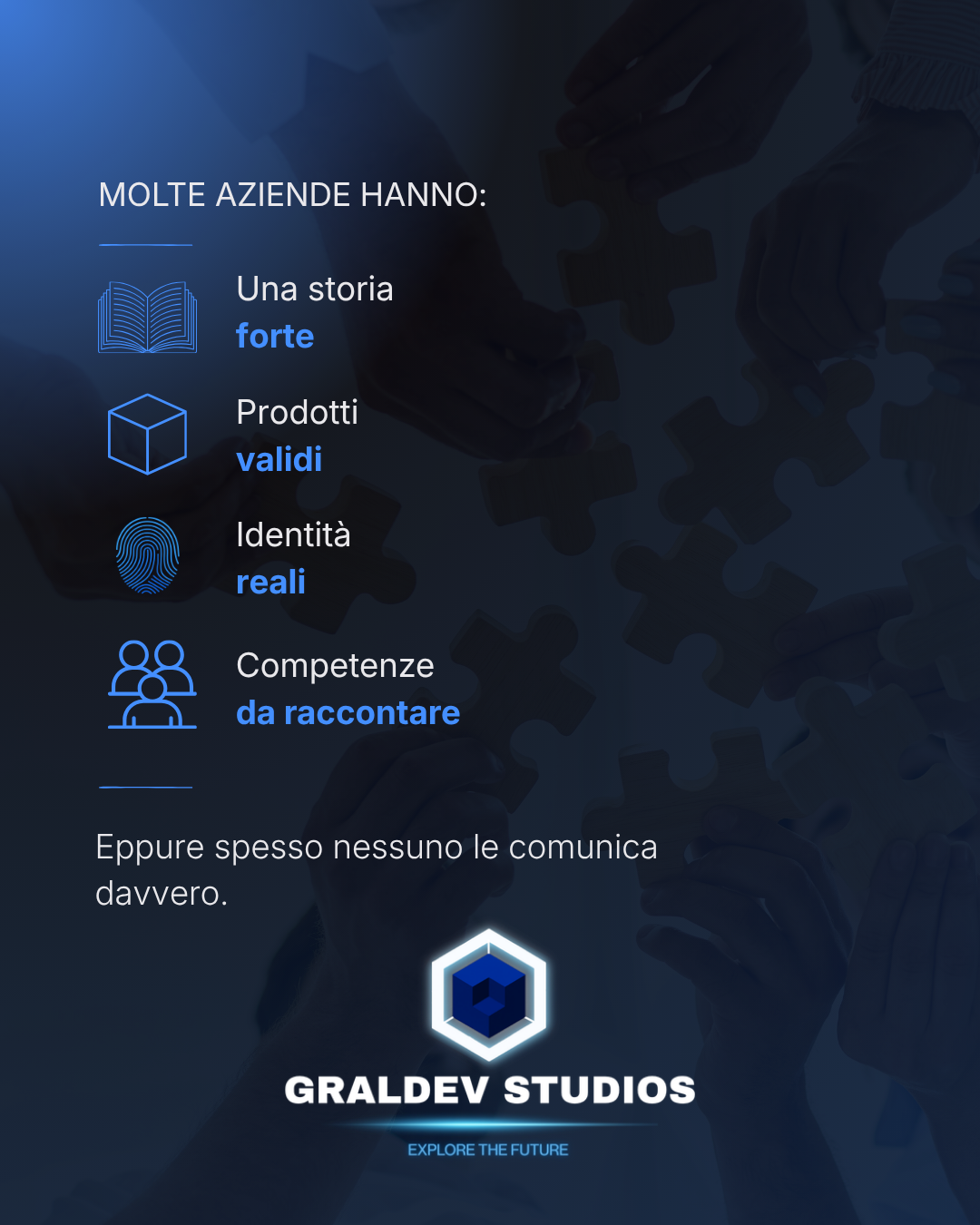 Aziende con storie, prodotti, identità e competenze da raccontare