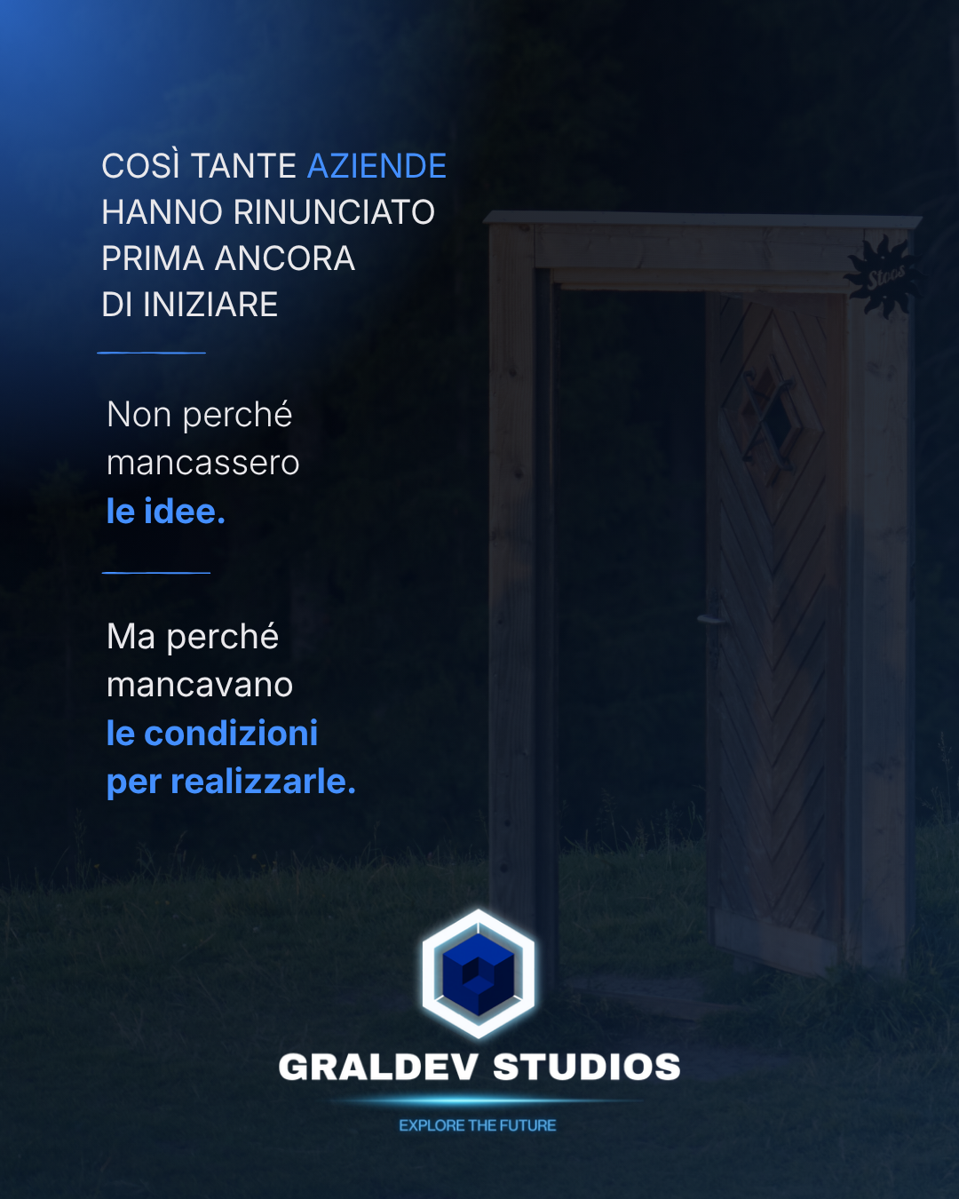 Aziende che rinunciano alla produzione video per mancanza delle condizioni necessarie