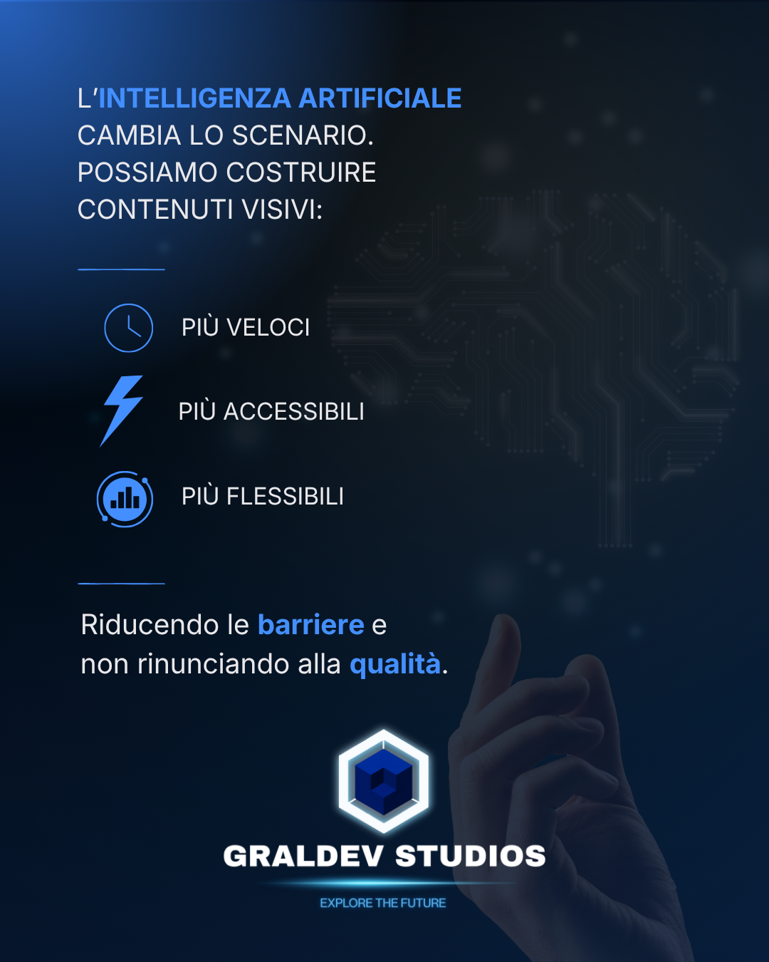 Intelligenza artificiale applicata alla produzione di contenuti visivi