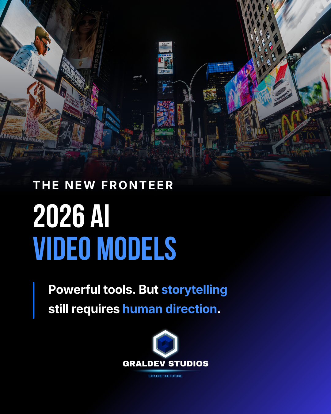 I modelli video AI del 2026 richiedono storytelling e direzione umana