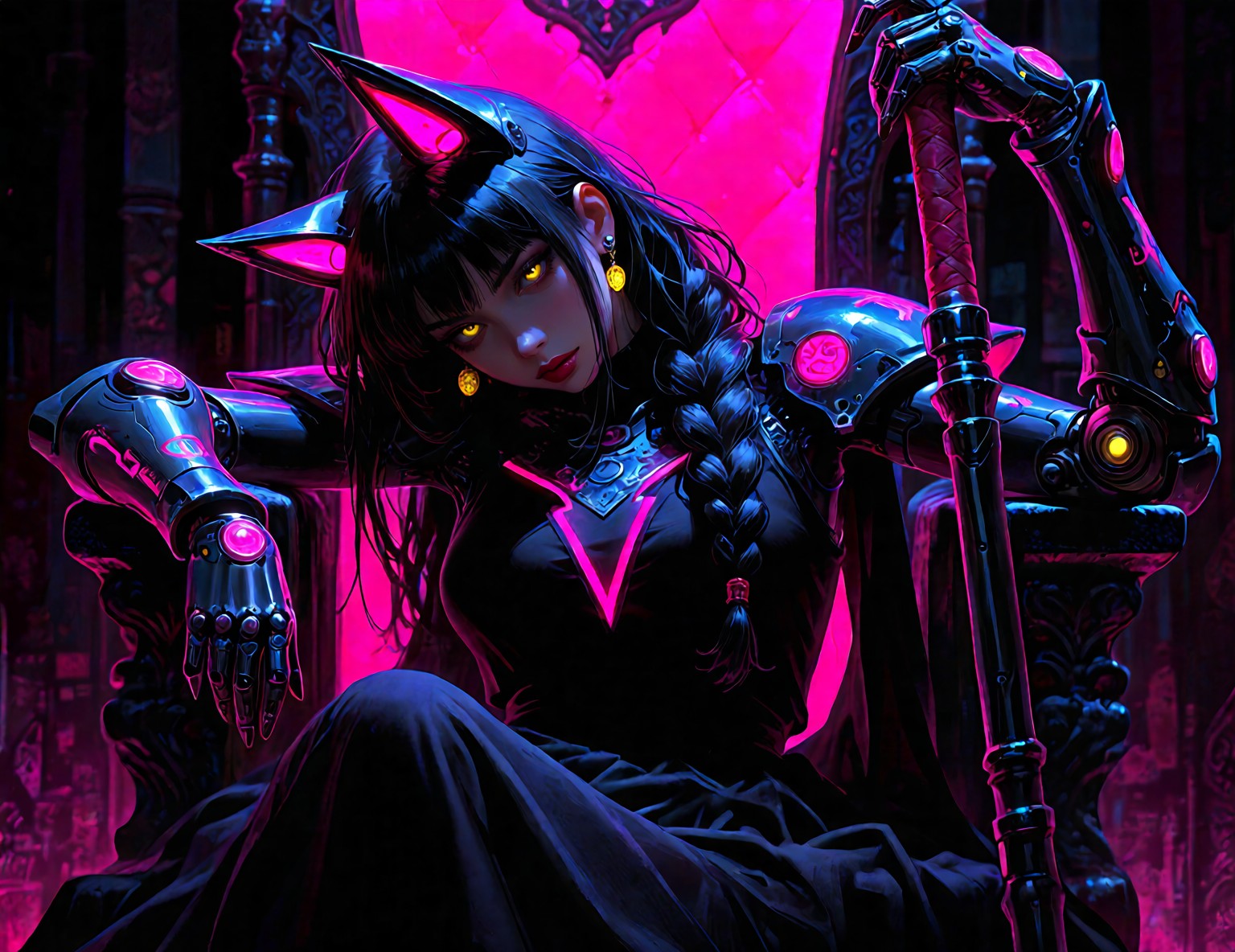 Predator Vs CyberQueen