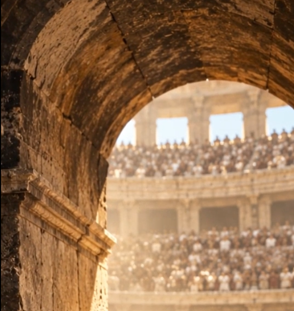 Gladiator Battle cinematic historical video
